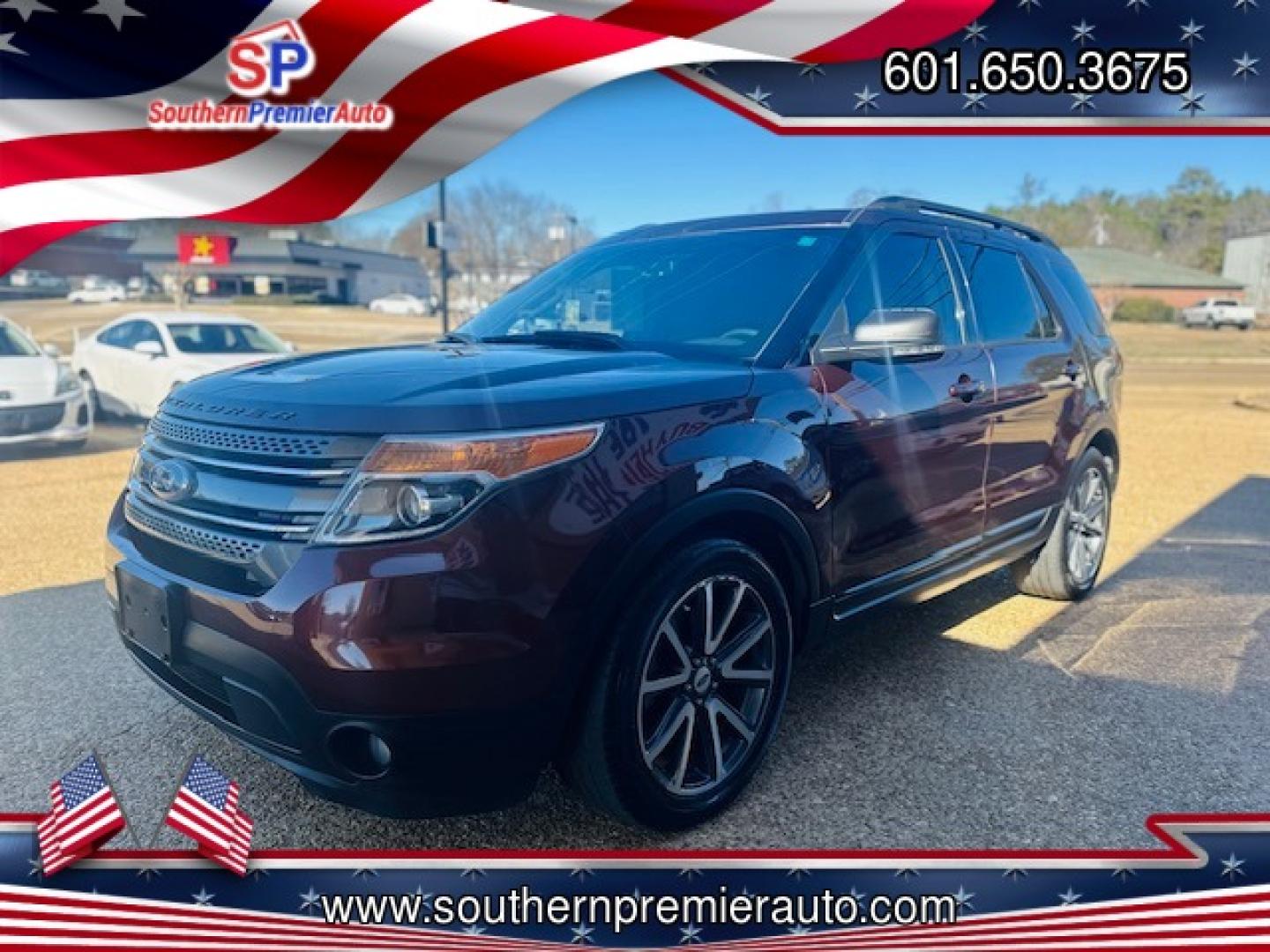 2015 RED FORD EXPLORER XLT (1FM5K7D89FG) , located at 922 W. Beacon St., Philadelphia, MS, 39350, (601) 650-3675, 32.770447, -89.127151 - Photo#2